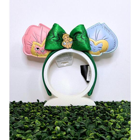 ✨ Disney Parks 🌸 Alice in Wonderland Flower Garden Ears Headband 🎀 NWT ✨ - Picture 6 of 6